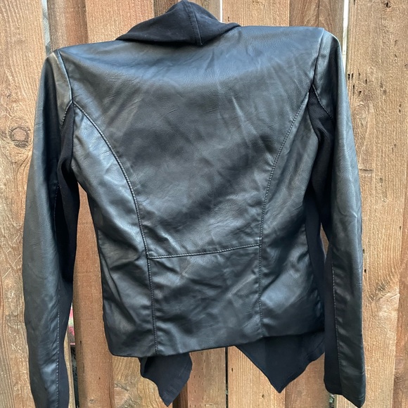 Blank NYC Vegan Leather drape jacket - Picture 6 of 6